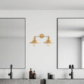Aplica de perete, Fulgor, 942FLG2167, Metal, Auriu