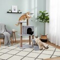 Casă pentru pisici, Paws & Whiskers, Arden, MATERIAL TEXTIL WELSOFT, Gri
