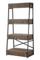 Biblioteca Travel, Mauro Ferretti, 86.5 x 55 x 181 cm, fier/MDF/piele ecologica
