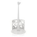 Suport rola servetele Kamira, Versa, 15 x 15 x 30 cm, otel, alb