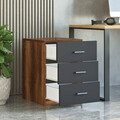 Dulapior, Locelso, Vario C, 44.5x61.8x46.6 cm, Nuc / Antracit