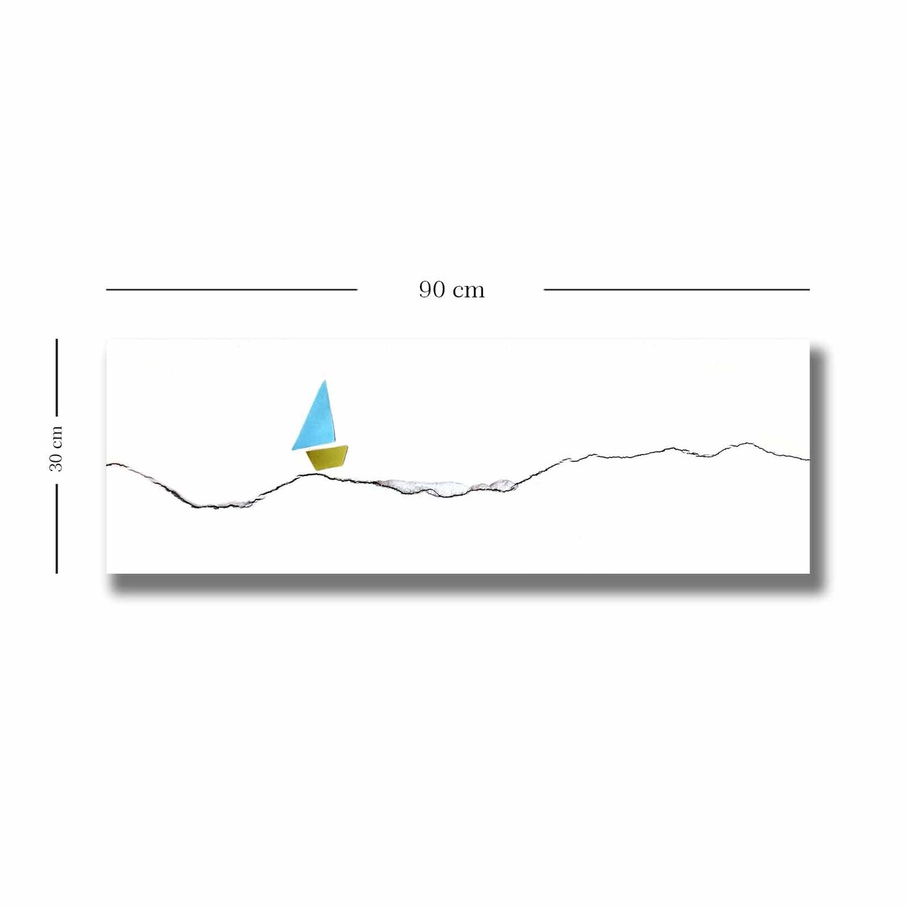 Tablou decorativ, 30902021C-017, Lemn, Multicolor - view 3