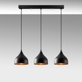 Lustra, Tattoo - 6211, Tatum, 68 x 18 x 114 cm, 3 x E27, 40W, negru
