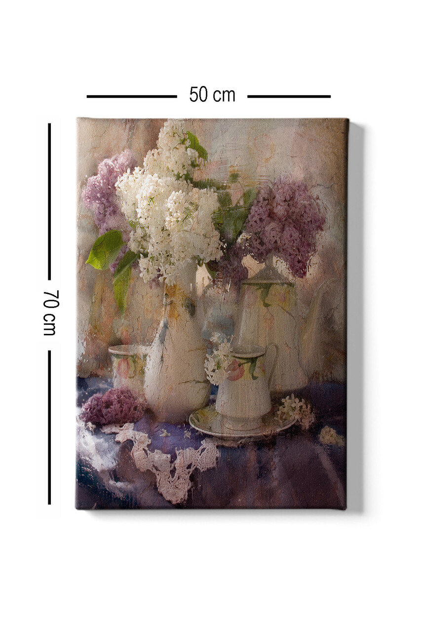 Tablou decorativ, Kanvas Tablo (50 x 70), Cadru: 100% LEMN (grosime: 3 cm), Multicolor - view 3