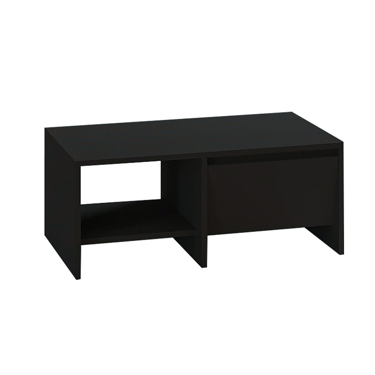Masuta de cafea, Hanah Home, Laris, 90x35x45 cm, PAL, Negru — imaginea 5