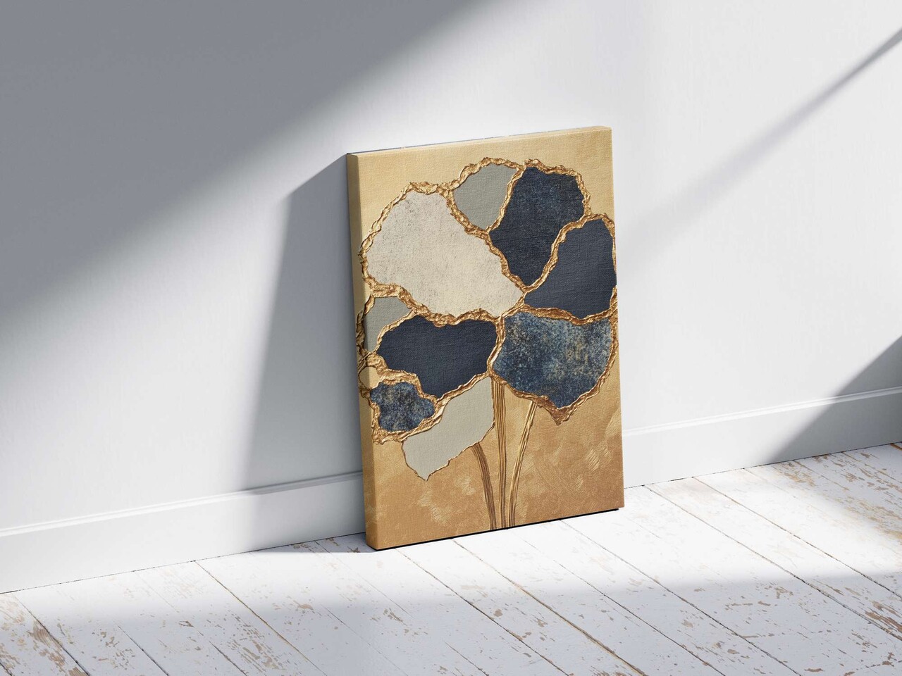 Tablou decorativ, YNS-1016-80 x 120, Lemn, Multicolor - view 3