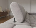 Coltar extensibil dreapta 3 locuri ELTAP, LT-04AU, Felro, 285x181x93 cm, lemn/poliester, gri