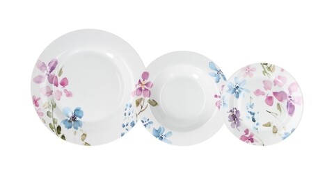 Serviciu de masa 18 piese, Tognana, Olimpia Alma, portelan, multicolor Bucatarie
