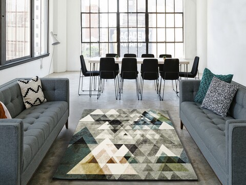 Covor, Rubik Multi, 140 x 200 cm, 100% polipropilena, multicolor