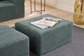 Canapea extensibilă cu 2 locuri, Balcab Home, 825BLC5404, Material: 100% ȘENILĂ, Verde
