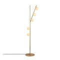Lampadar, Domino - 11042, Fulgor, 31 x 52 x 167 cm, 5 x G9, 10W, auriu
