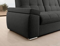 Coltar extensibil dreapta 3 locuri ELTAP, RT-04FL, Sado, 272x192x95 cm, lemn/poliester, gri inchis