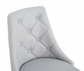Scaun de birou Ian, Heinner, 42x42x79 cm, gri