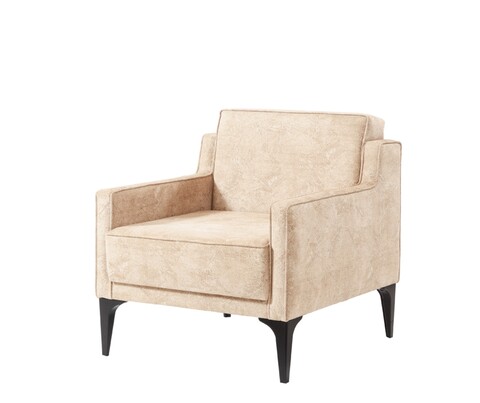 Fotoliu Doruk Berjer, Pandia Home, 73x80x80 cm, lemn, crem 73x80x80 imagine model 2022