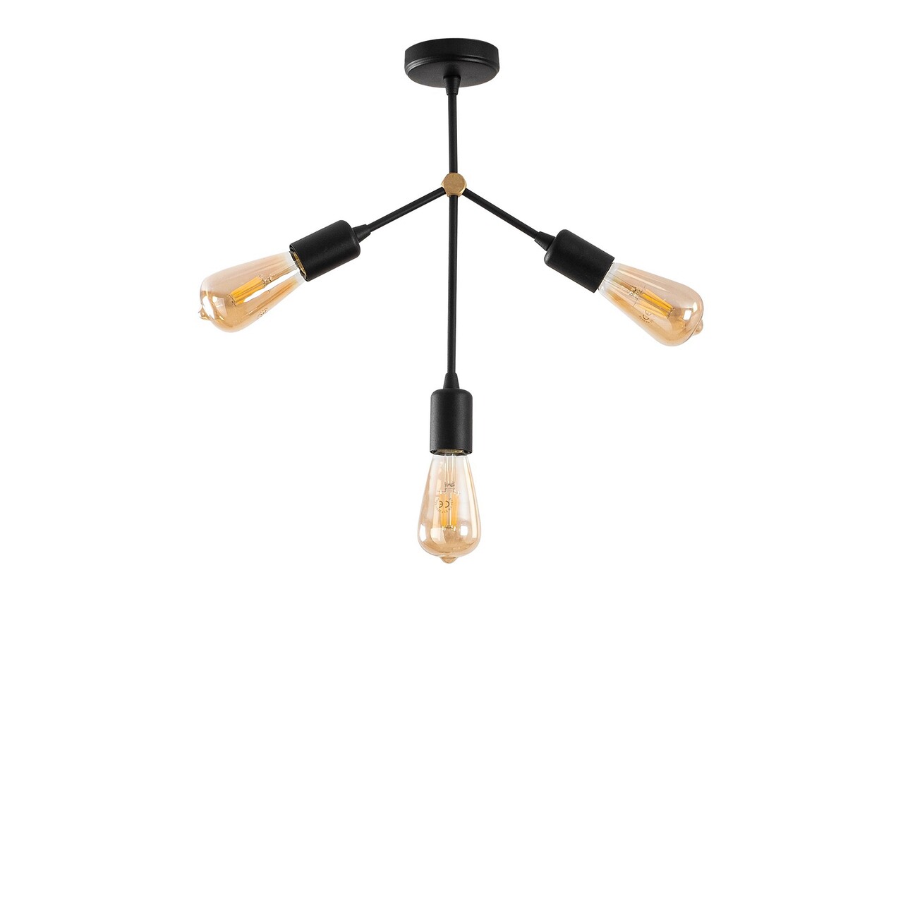 Lustra, Tatum, 584TTM1253, Metal, Negru - 1 | YEO