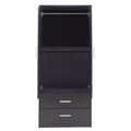 Dulap pentru haine Olympus, Pakoworld, cu 2 usi, 81x57x183 cm, PAL melaminat, wenge