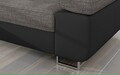 Coltar extensibil dreapta 4 locuri ELTAP, Armd-01, Armando, 289x203x85 cm, lemn/poliester, gri/negru