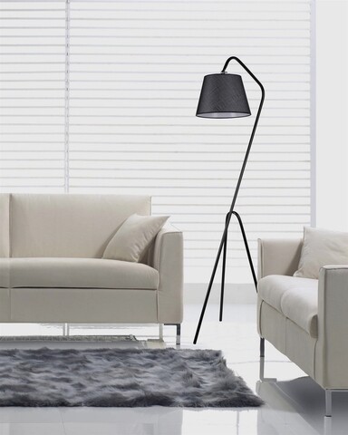 Lampadar, Luin, 8302-2, E27, 60 W, metal/textil Luin