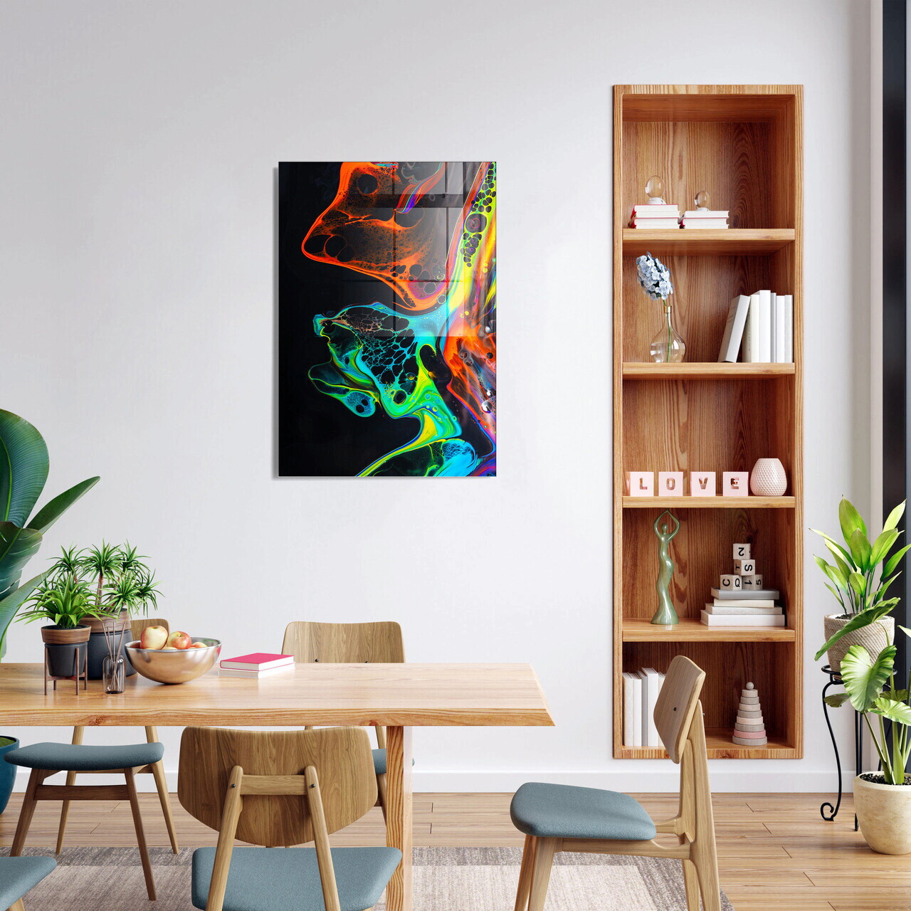 Tablou decorativ, UV-010, 70 x 100 cm, Multicolor — imaginea 3