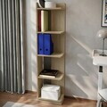 Corp biblioteca, Hanah Home, Aura, 37.8x150x23.8 cm, Stejar deschis