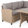 Set mobilier pentru gradina/terasa I, 4 piese, Baxter, natur/bej