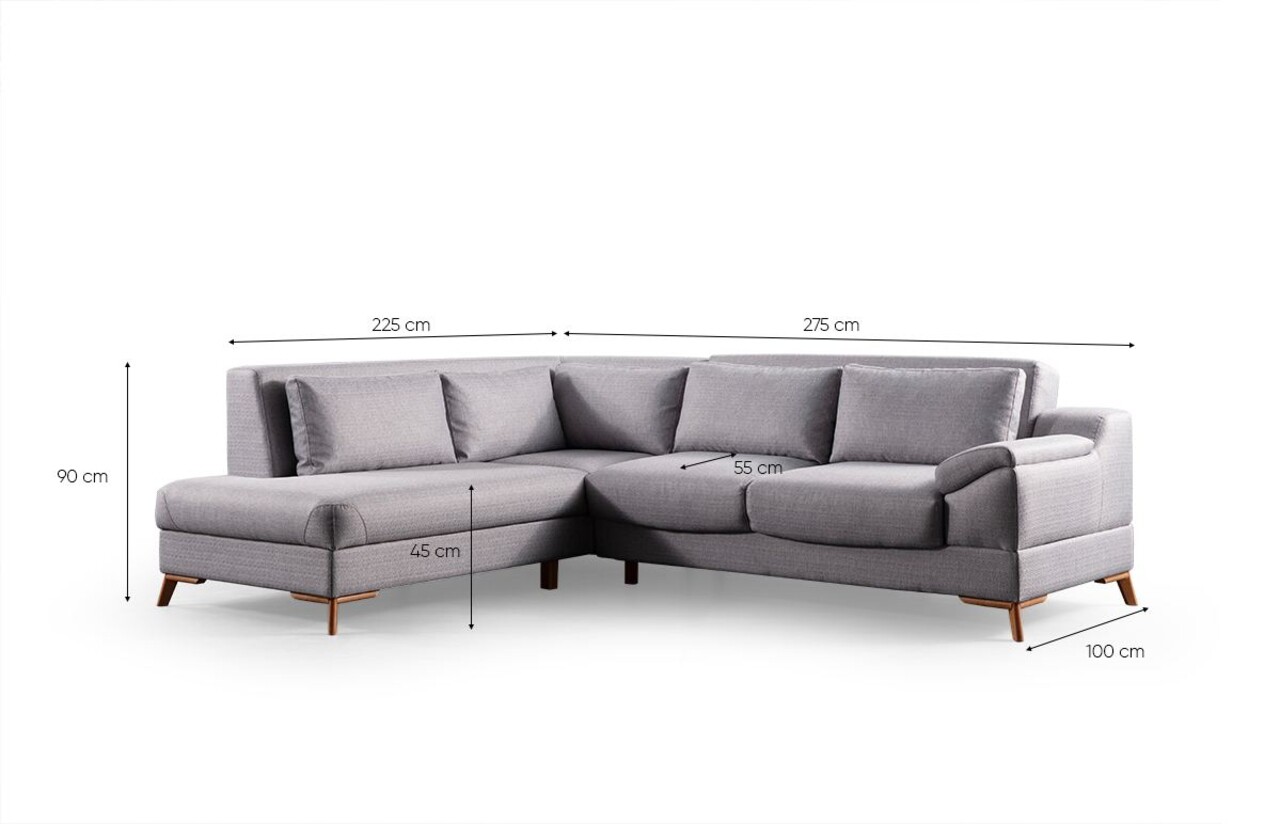 Coltar, Atelier del Sofa, 560ARE5241, Cadru: LEMN/PAL, Gri