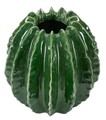 Vaza decorativa Cactus Ball, Mauro Ferretti, 23.5x24.5 cm, ceramica, verde