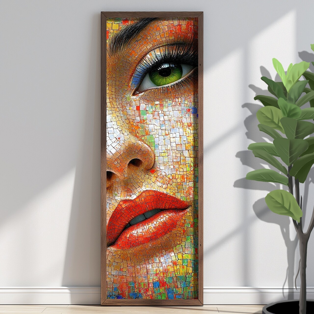 Tablou decorativ EMR084 Lemn Multicolor