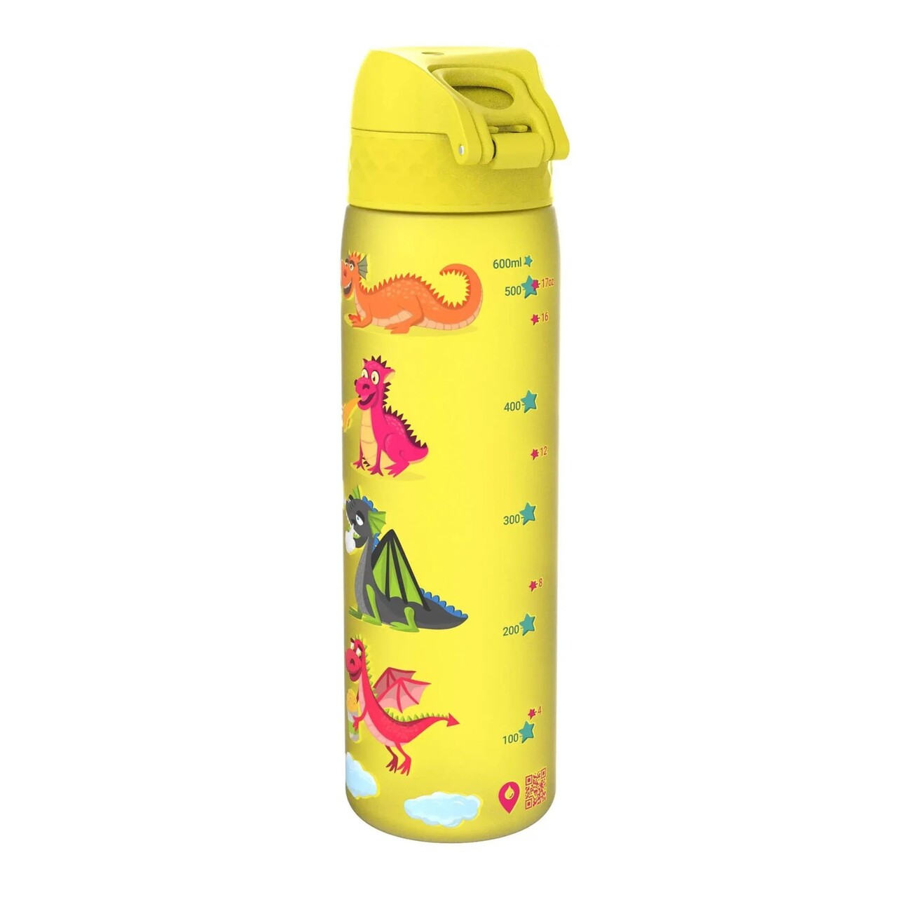 Sticla apa pentru copii Slim, recyclon, 500ml, Dragons - Ion8 - imagine 4