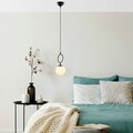 Lustra, Fulgor, 942FLG1650, Metal, Negru
