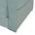 Canapea extensibila cu 3 locuri si lada, Madi, L.224 l.94 H.90, stofa, menta