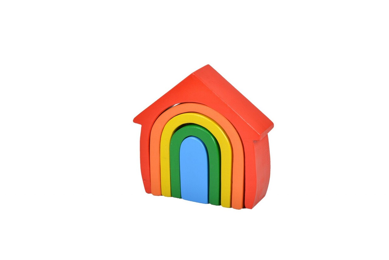 Jucarie pentru landou/carucior, Hanah Home, House Syntax, 16x12x5 cm, Multicolor - view 2