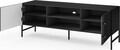 Comoda TV ELTAP, Raftt, 152x42x55 cm, PAL/MDF, negru