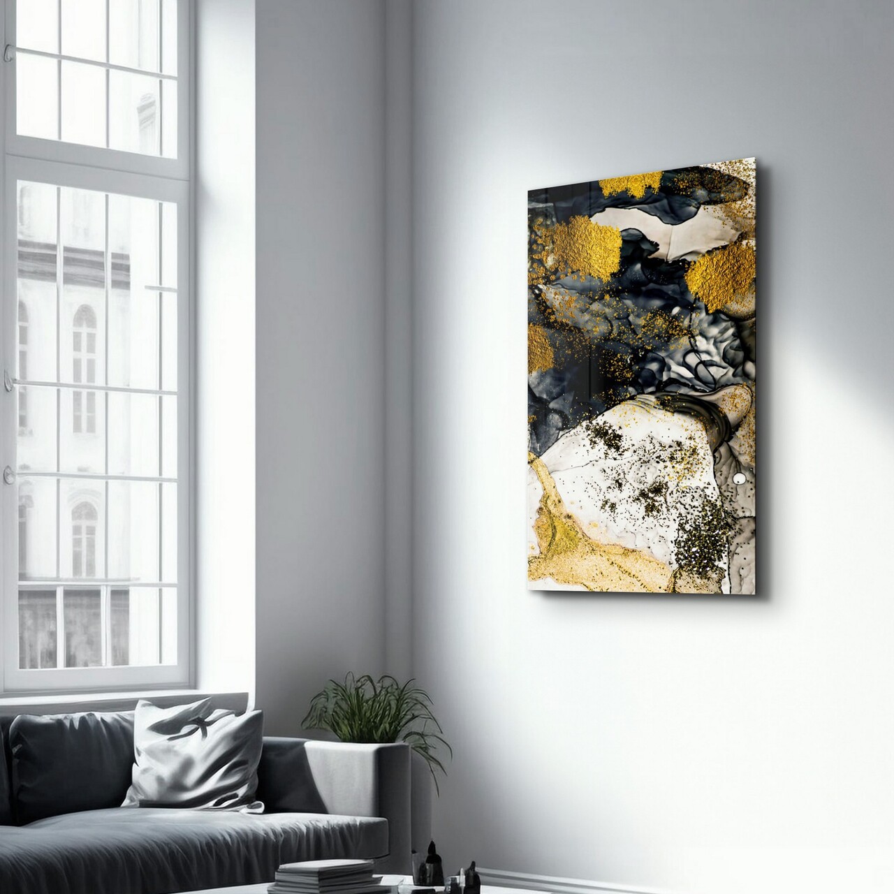 Tablou decorativ, OGLS-9035, Dimensiuni: 46 x 72 cm, Multicolor - view 4