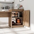 Masa de bucatarie, Hanah Home, 2785, 160x85x60 cm, PAL MELAMINAT, Maro