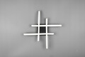 Plafoniera Route, RL, 46x46x7 cm, 5W, 4x SMD, metal, negru