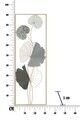 Decoratiune de perete Lotus A, Mauro Ferretti, 31 x 89.5 cm, fier, multicolor