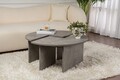 Masuta de cafea, Nordure, Moira, 90x41 cm, PAL, Gri beton