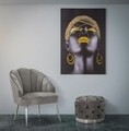 Tablou decorativ Maasai Lady, Mauro Ferretti, 80x120 cm, canvas/lemn de pin
