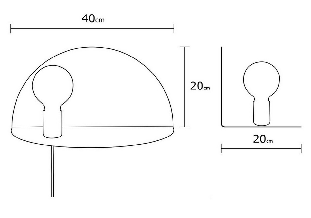 Aplica De Perete Cu Raft Shelfie, Maison In Design, 40 Cm, 1 X E27, 100W, Cupru