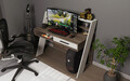 Birou, Retricy, Soho, 123.6x59.6x104.3 cm, PAL, Wenge/Alb