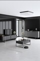 Set mobilier living, Bexley, Luxe, Antracit / Argintiu