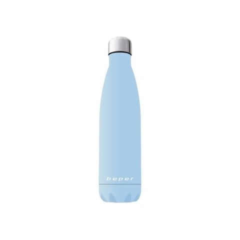 Sticla termos bi.508, beper, 500 ml, inox, albastru