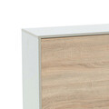 Bufet inferior Billie, Pakoworld, 149x40x77 cm, PAL melaminat, sonoma/gri