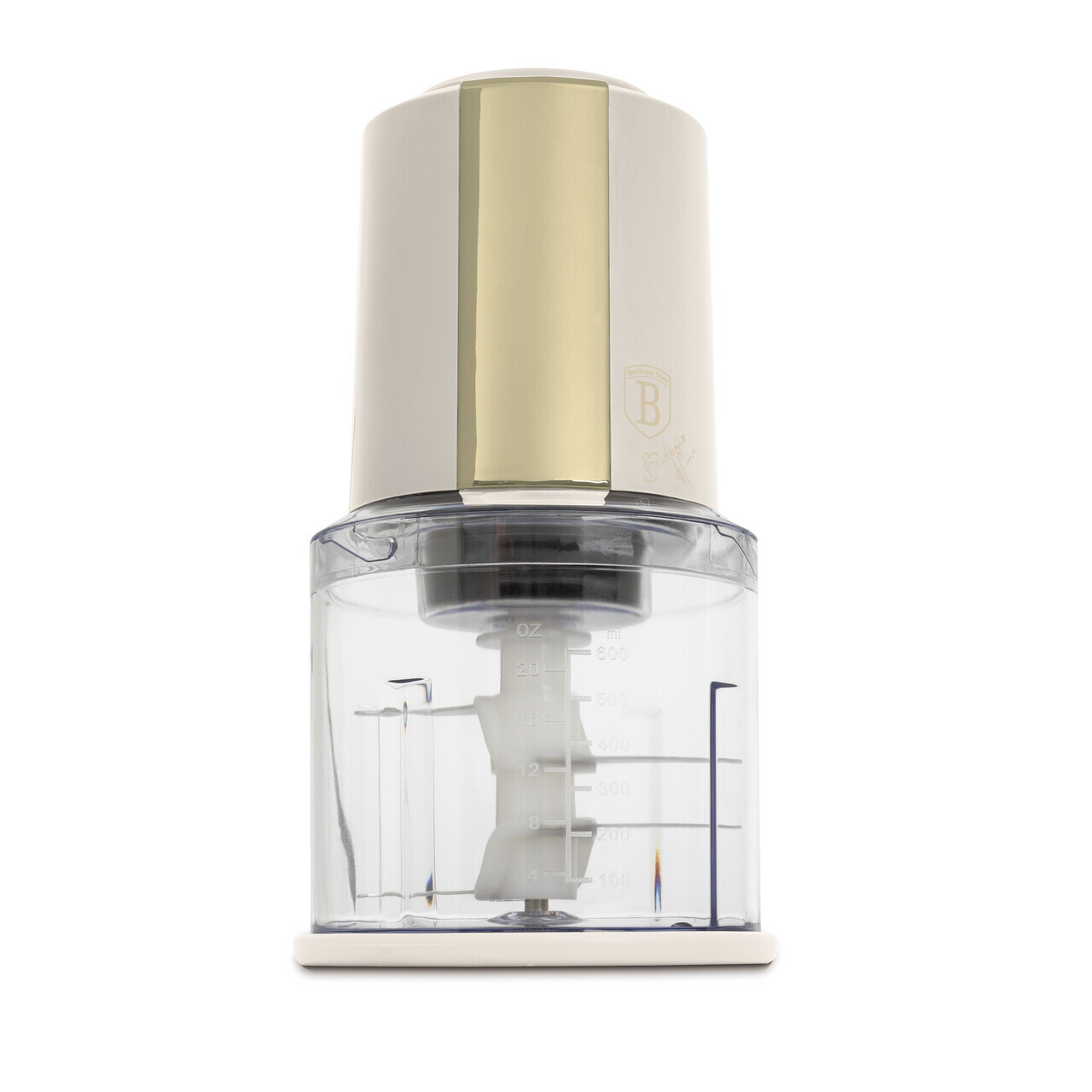 Tocator 2 in 1 Berlinger Haus, Sahara, 600 ml, plastic, crem/transparent - imagine 5