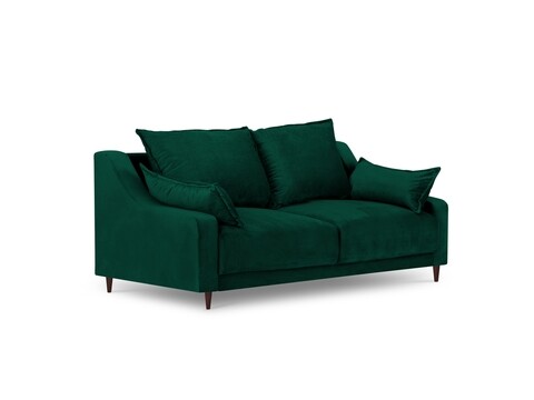Canapea, Freesia, Mazzini Sofas, 2 locuri, 150x94x90 cm, catifea, verde bottle