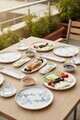 Set de mic dejun, Hermia, 208PEK1130, Portelan, Platou cu măsline: 25 cm (2 bucăți), Multicolor