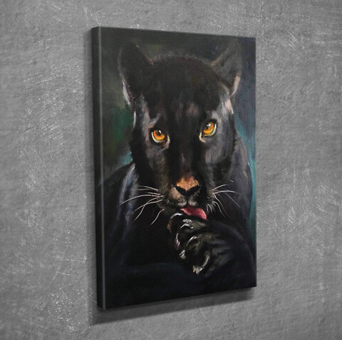 Tablou decorativ, dc266, canvas, lemn, multicolor