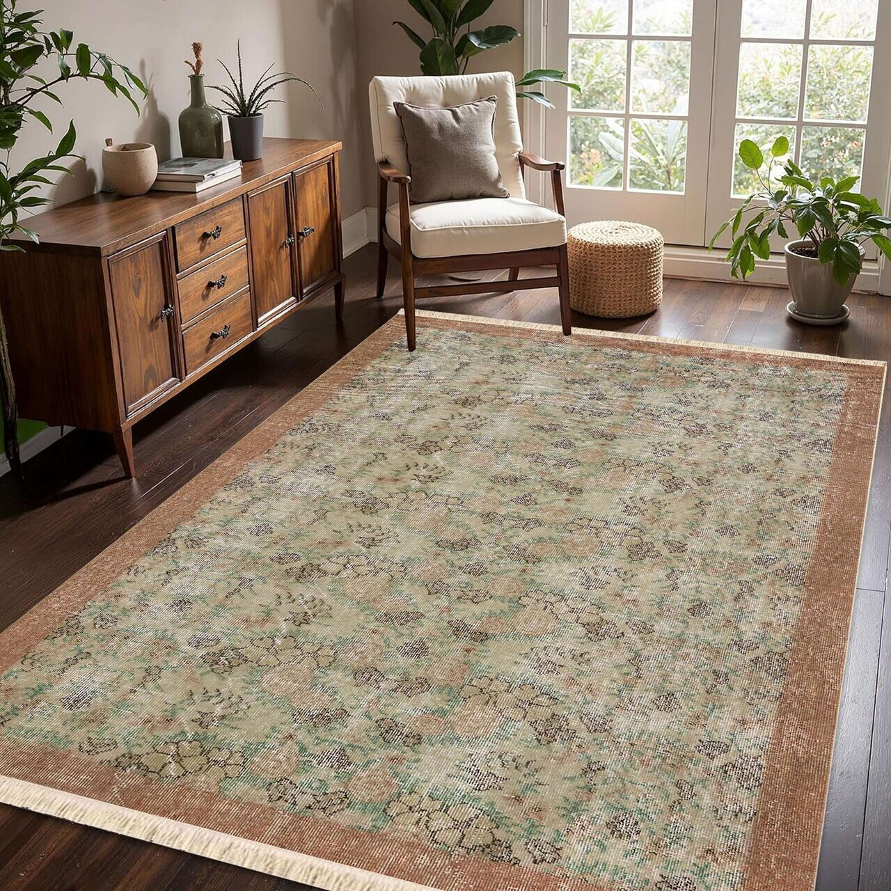 Covor, 322, 120x180 cm, Bumbac, Multicolor — imaginea 2