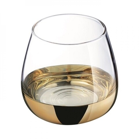 Set 4 pahare pentru whisky, Luminarc, Electric Gold, 300 ml, sticla